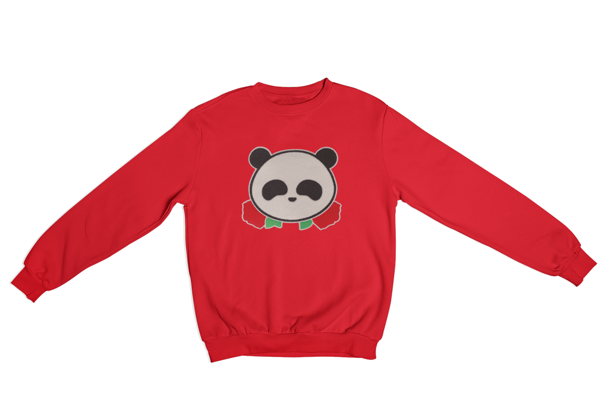 Rose panda hoodie hotsell